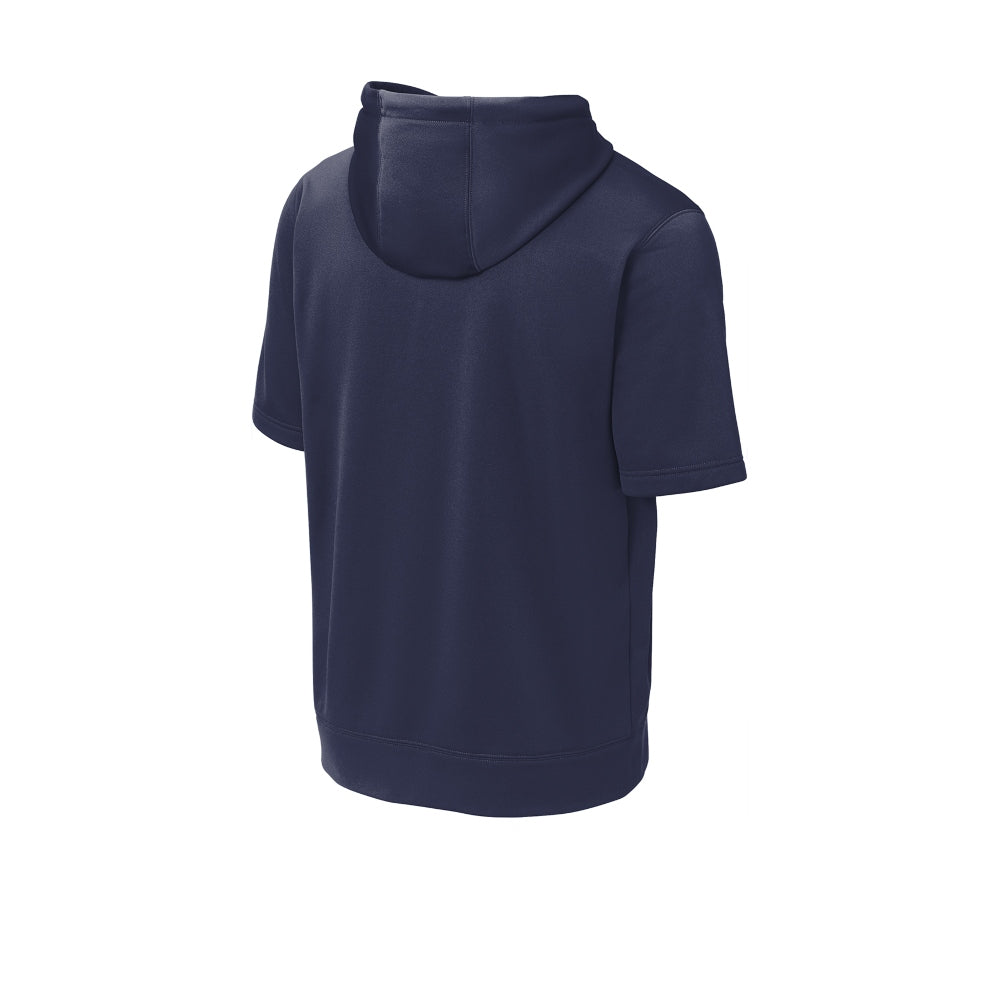 Sport-Tek® Sport-Wick® Fleece Short Sleeve Hooded Pullover - Navy