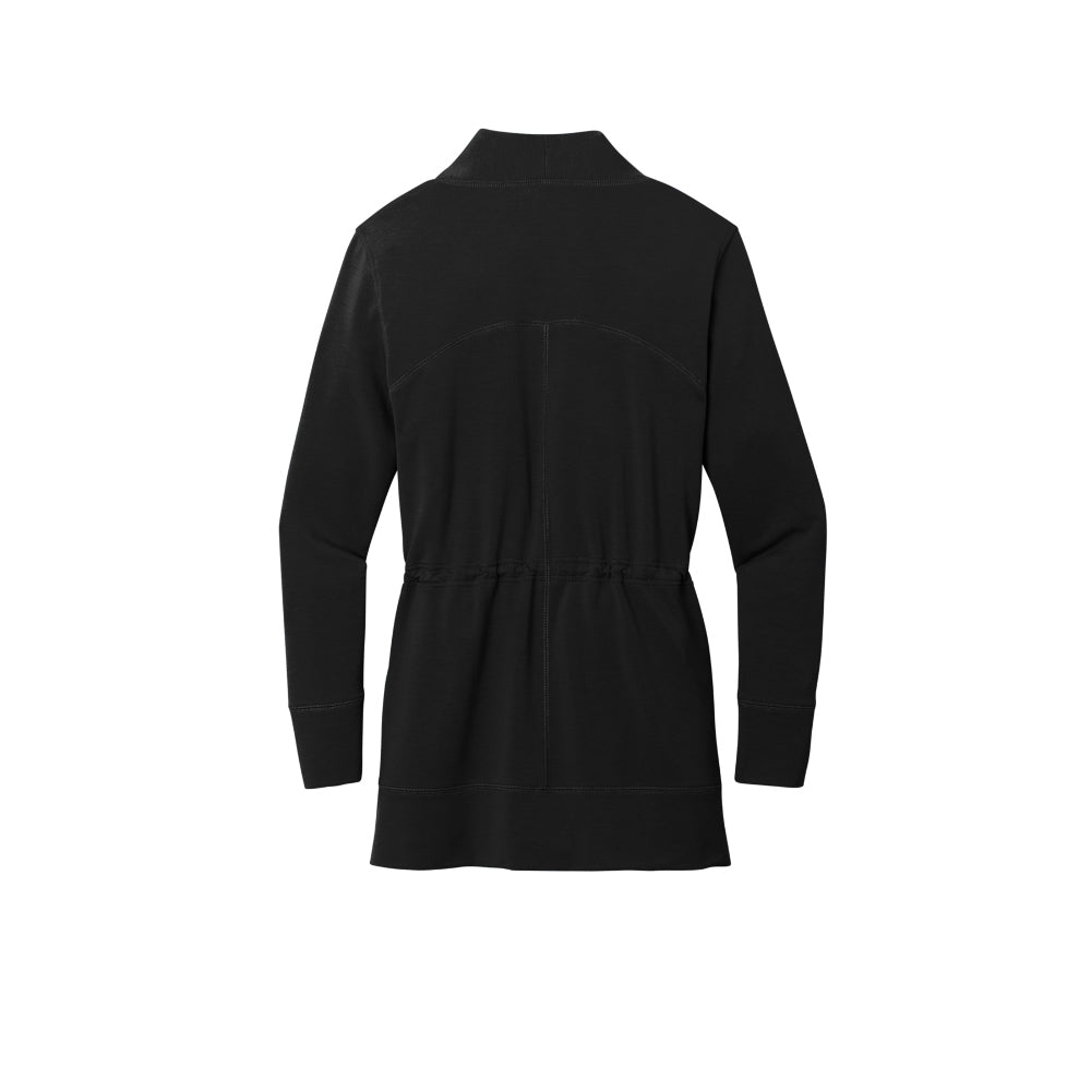 Port Authority® Women's Microterry Cardigan - Deep Black