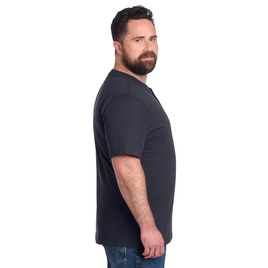 Carhartt® Short Sleeve Henley T-Shirt - Navy