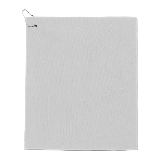 15" x 18" Recycled 300g Terry Polyester Towel - White