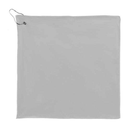 15" x 15" Recycled 200g Microfiber Towel - Gray
