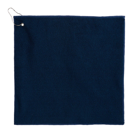 15 x 15 Recycled 300g Terry Polyester Towel - Navy