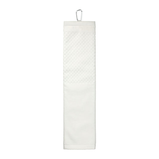3.5lb./doz. 5.25x22in Scrubber Golf Towel - White