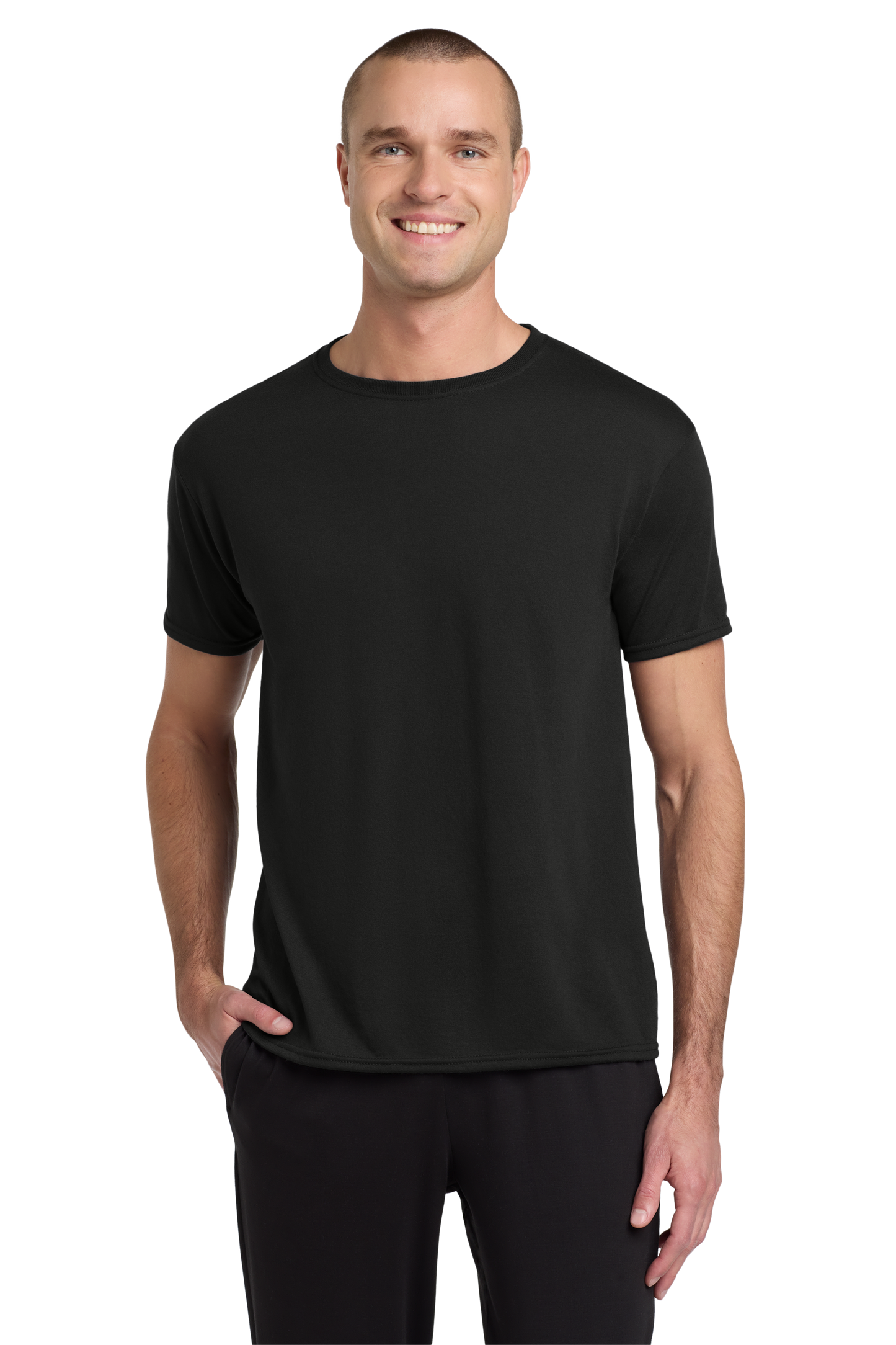 Jerzees® Dri-Power® 100% Polyester T-Shirt - Black