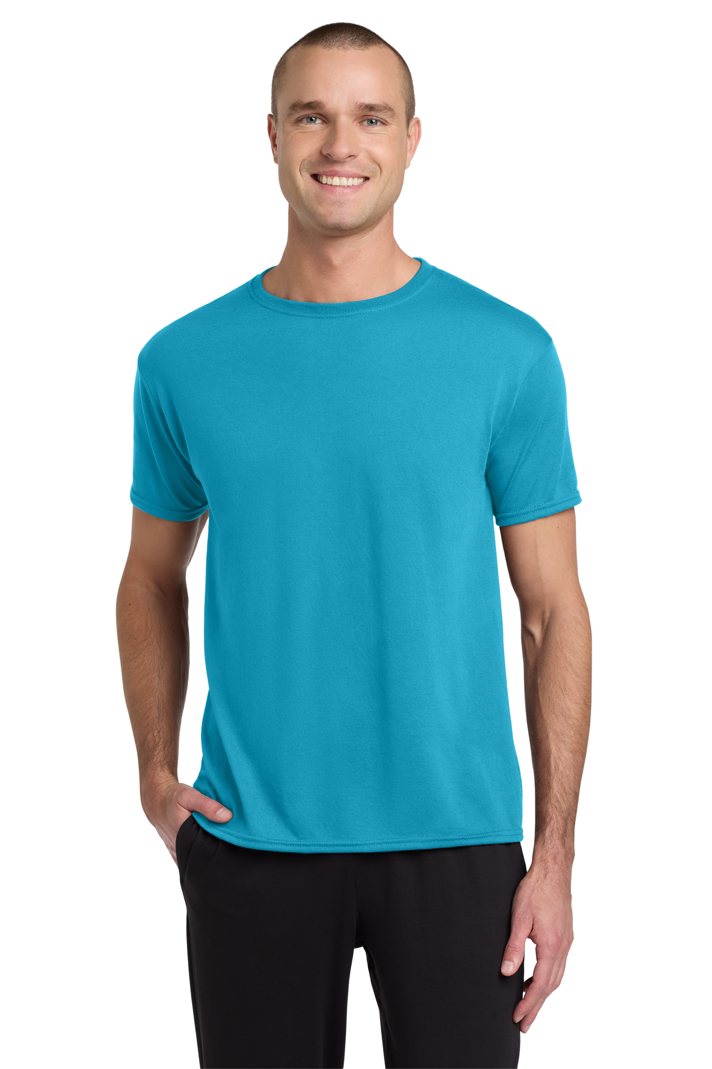 Jerzees® Dri-Power® 100% Polyester T-Shirt -California Blue