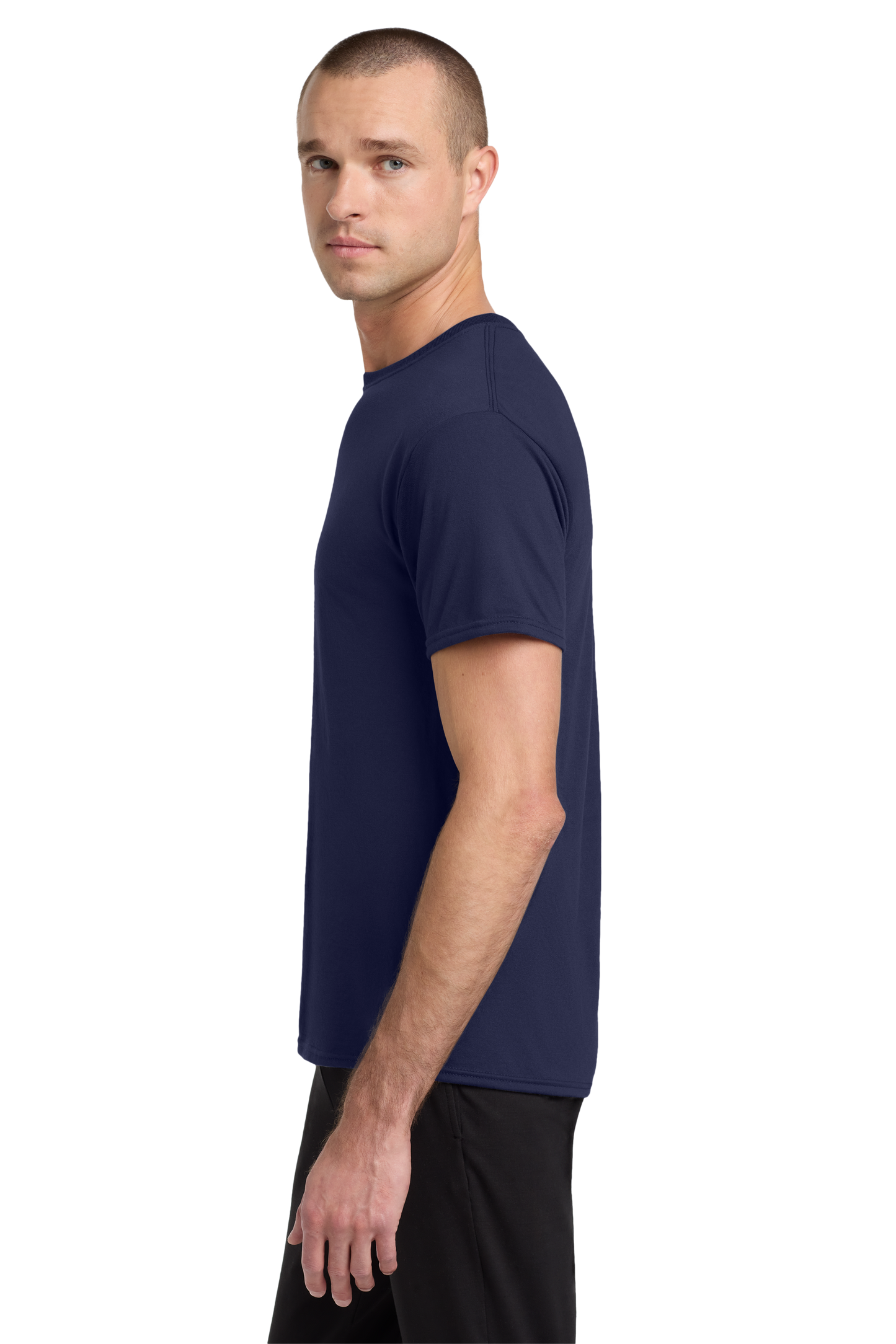 Jerzees® Dri-Power® 100% Polyester T-Shirt -Navy