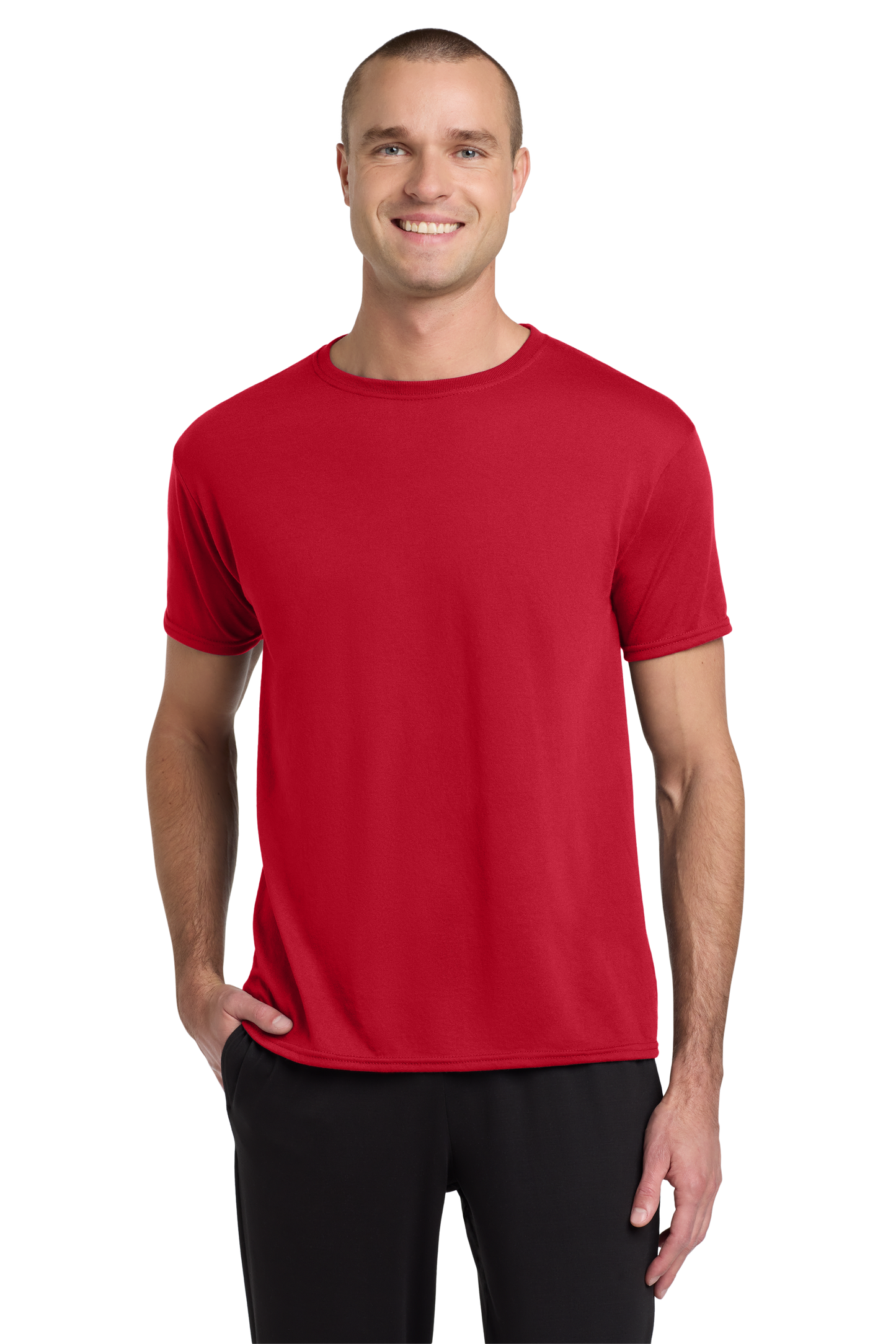Jerzees® Dri-Power® 100% Polyester T-Shirt - True Red
