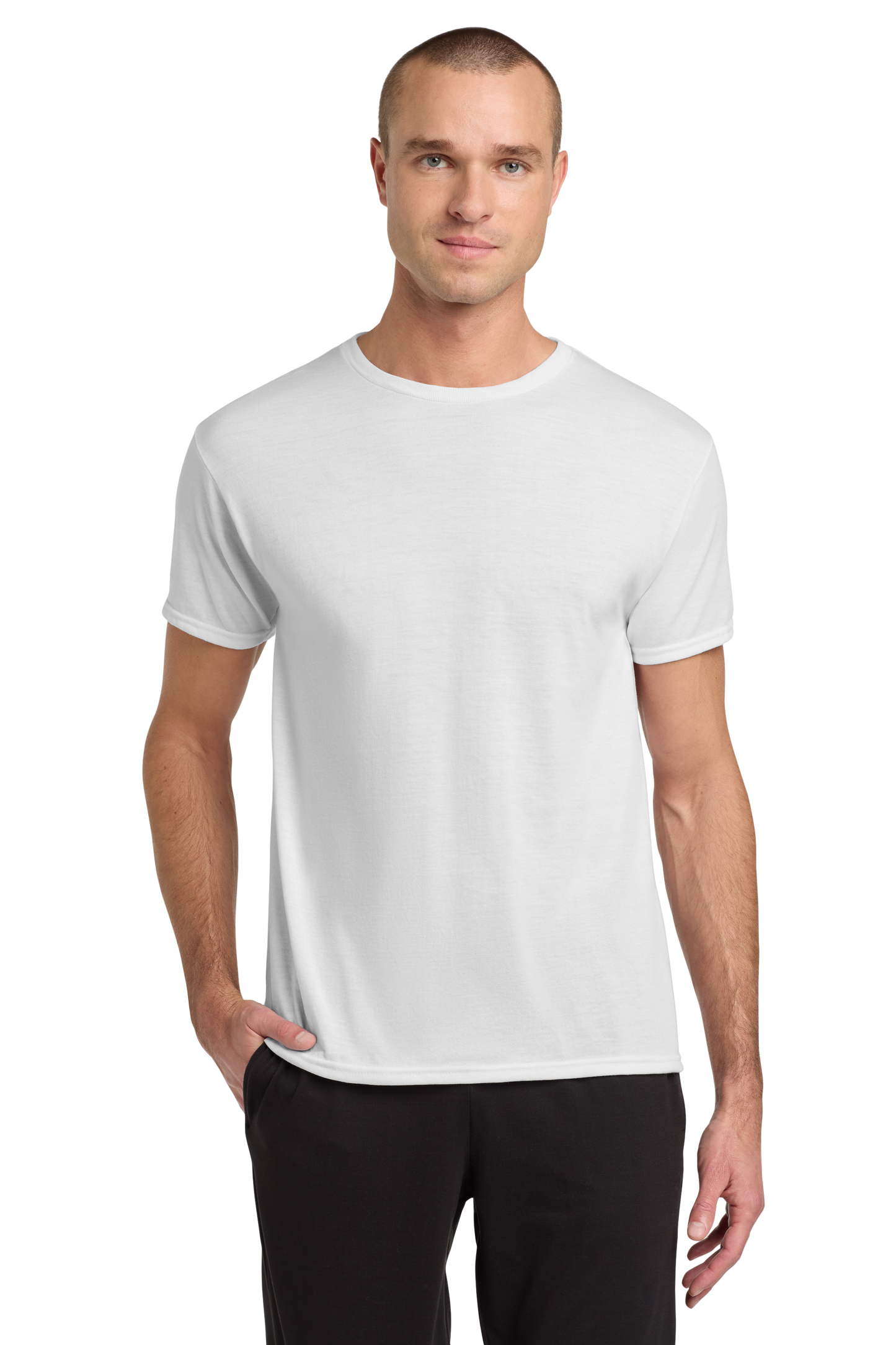 Jerzees® Dri-Power® 100% Polyester T-Shirt - White
