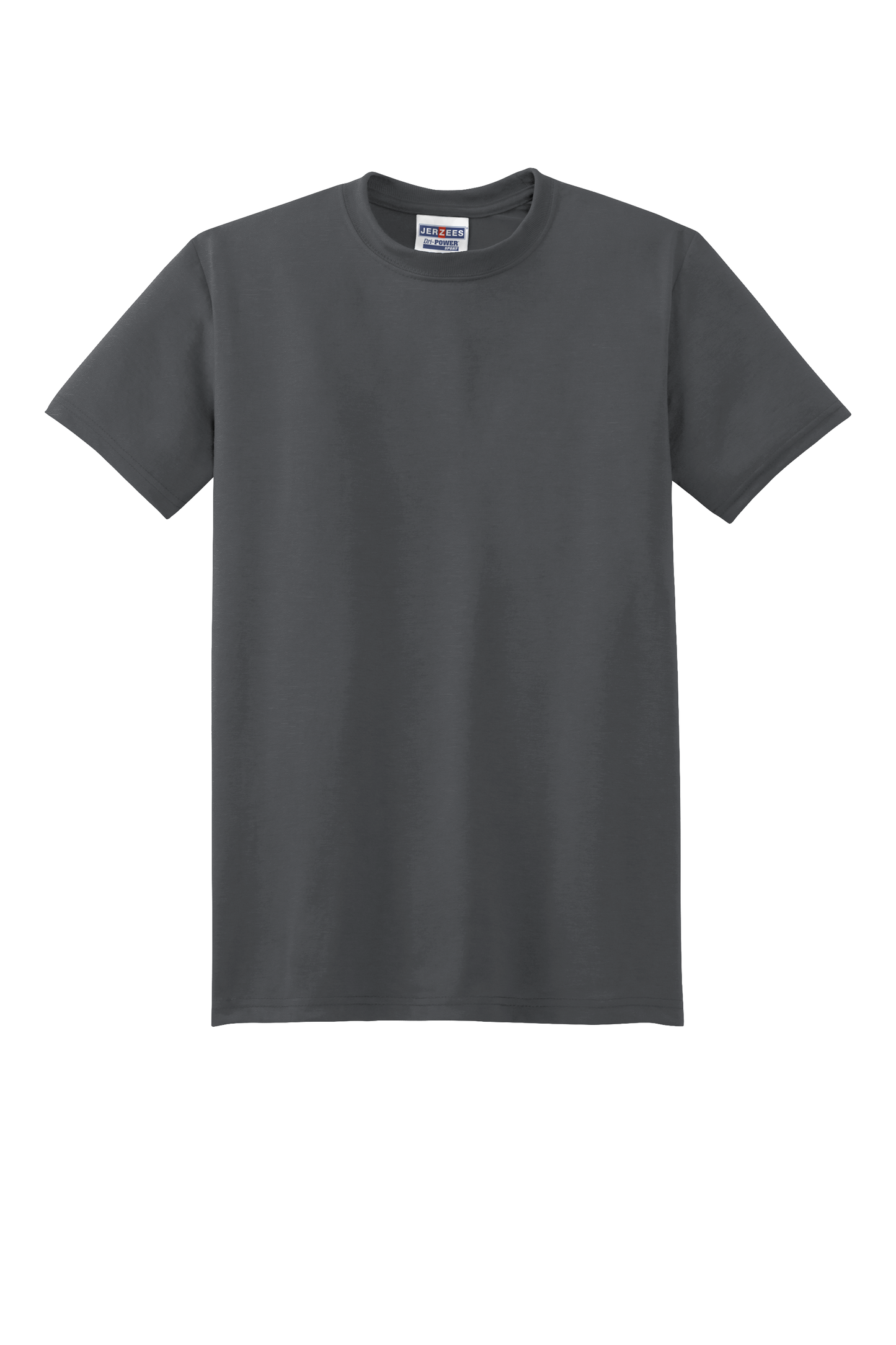 Jerzees® Dri-Power® 100% Polyester T-Shirt -Charcoal Grey