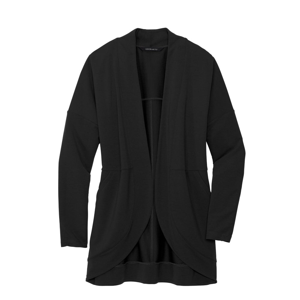 Mercer+Mettle® Women’s Stretch Open-Front Cardigan - Deep Black