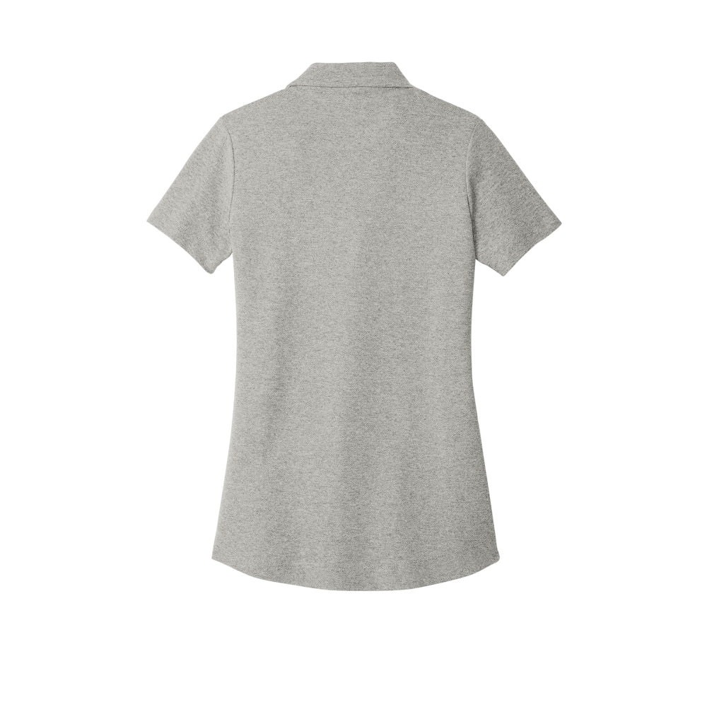 Port Authority® Women's C-FREE® Cotton Blend Pique Polo - Deep Smoke Heather