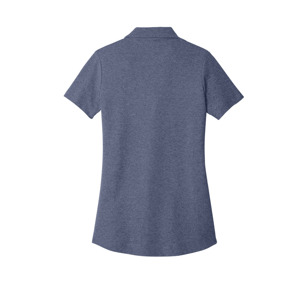 Port Authority® Women's C-FREE® Cotton Blend Pique Polo - Navy Heather