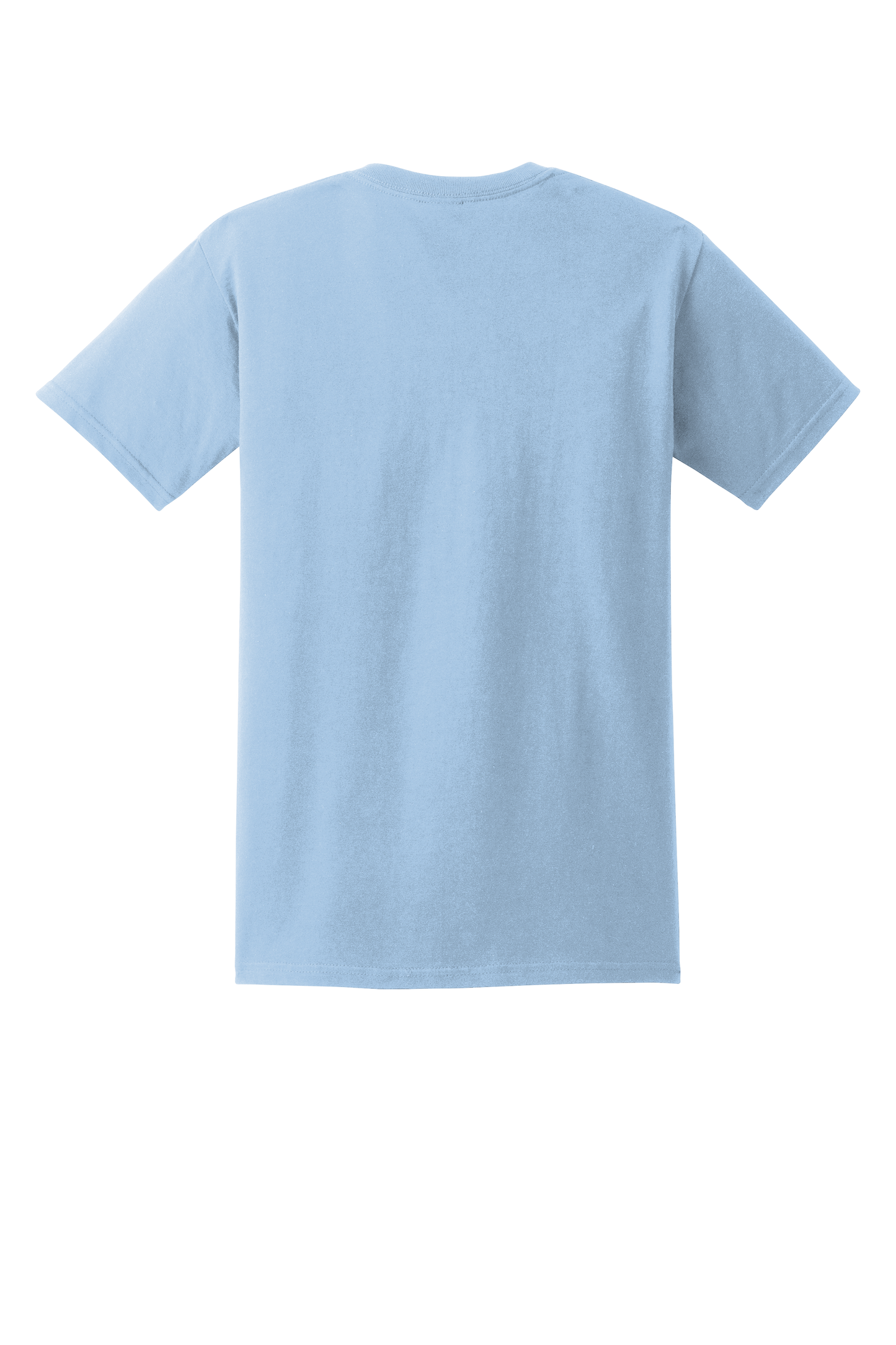 Ultra Cotton® 100% US Cotton T-Shirt with Pocket- Light Blue