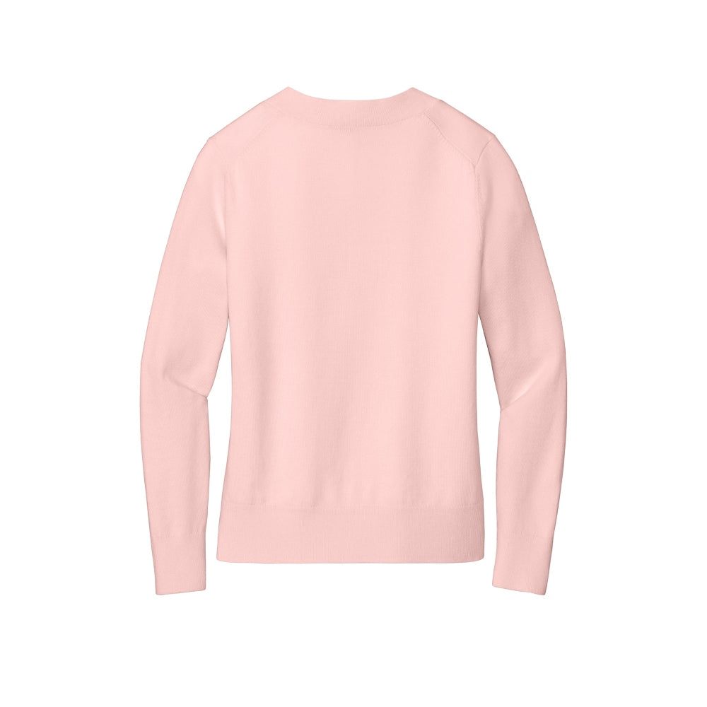 Brooks Brothers® Women’s Cotton Stretch V-Neck Sweater - Pearl Pink