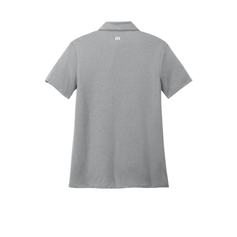 TravisMathew Women's Coto Performance Polo - Quiet Shade Grey Heather