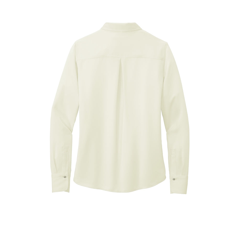 Brooks Brothers® Women’s Full-Button Satin Blouse - Off White