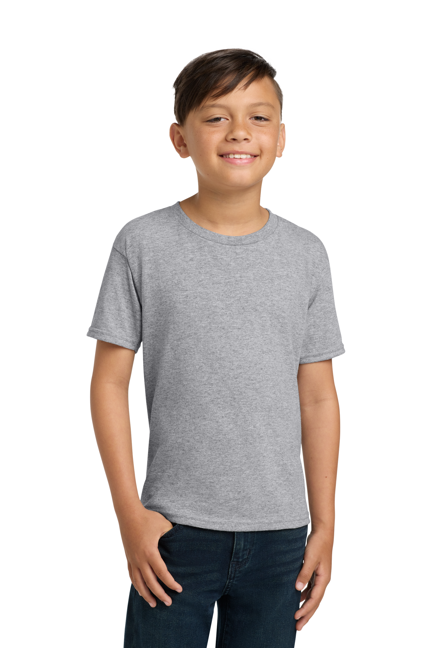 Jerzees® - Youth Dri-Power® 50/50 Cotton/Poly T-Shirt - Athletic Heather