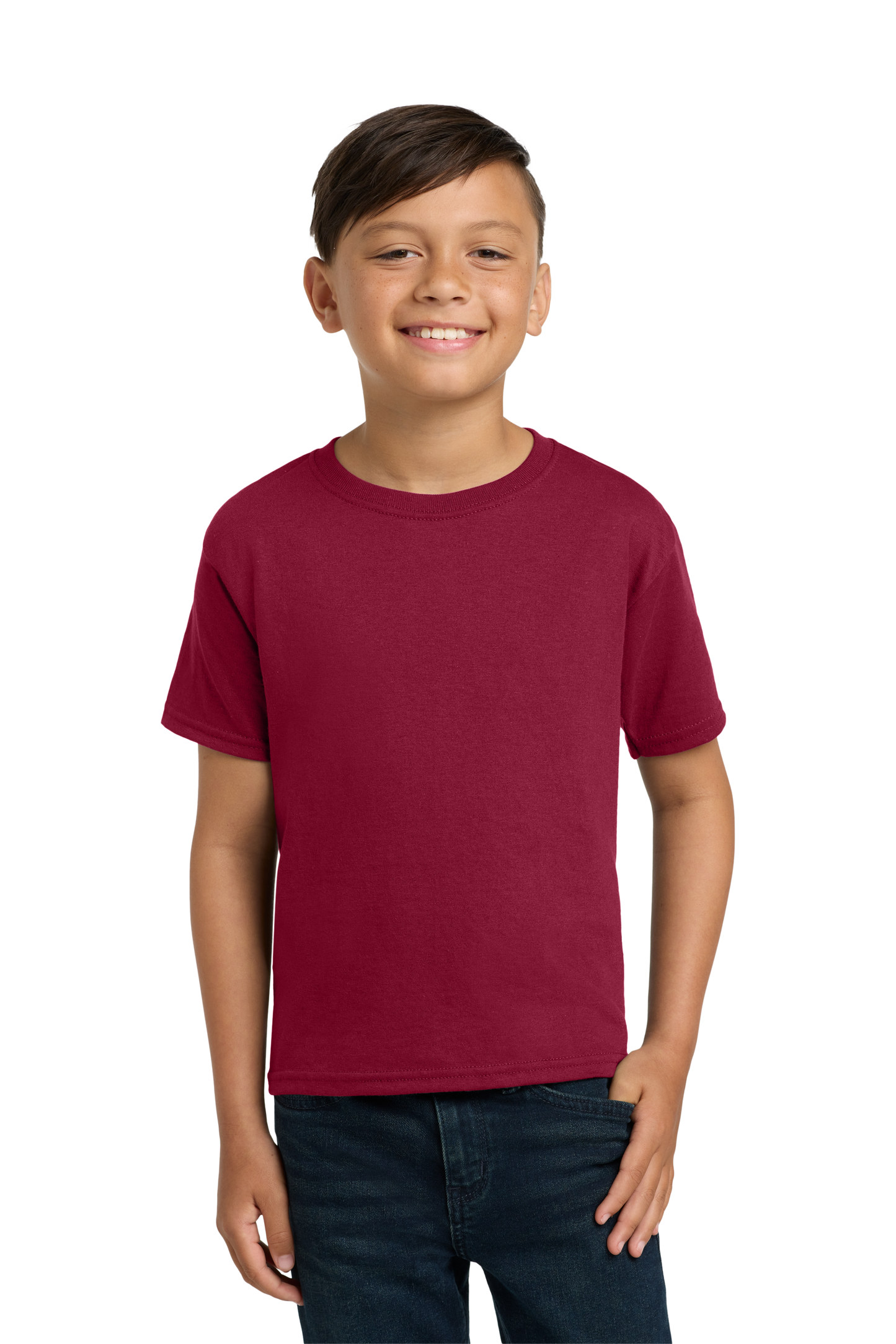 Jerzees® - Youth Dri-Power® 50/50 Cotton/Poly T-Shirt - Cardinal