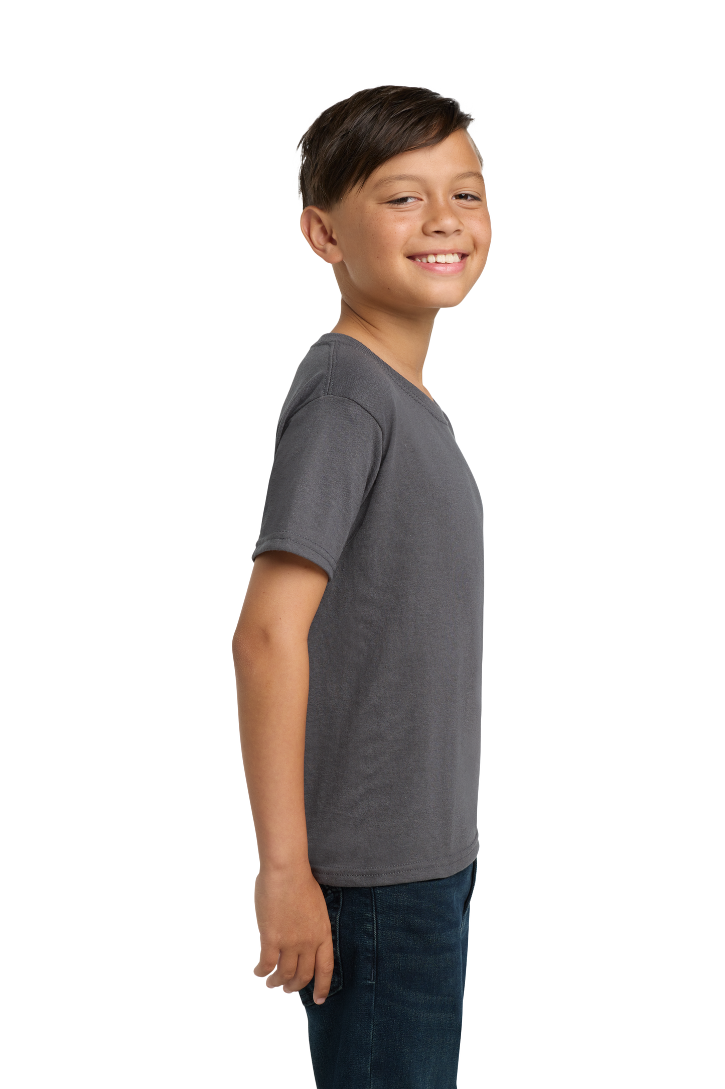 Jerzees® - Youth Dri-Power® 50/50 Cotton/Poly T-Shirt - Charcoal Grey