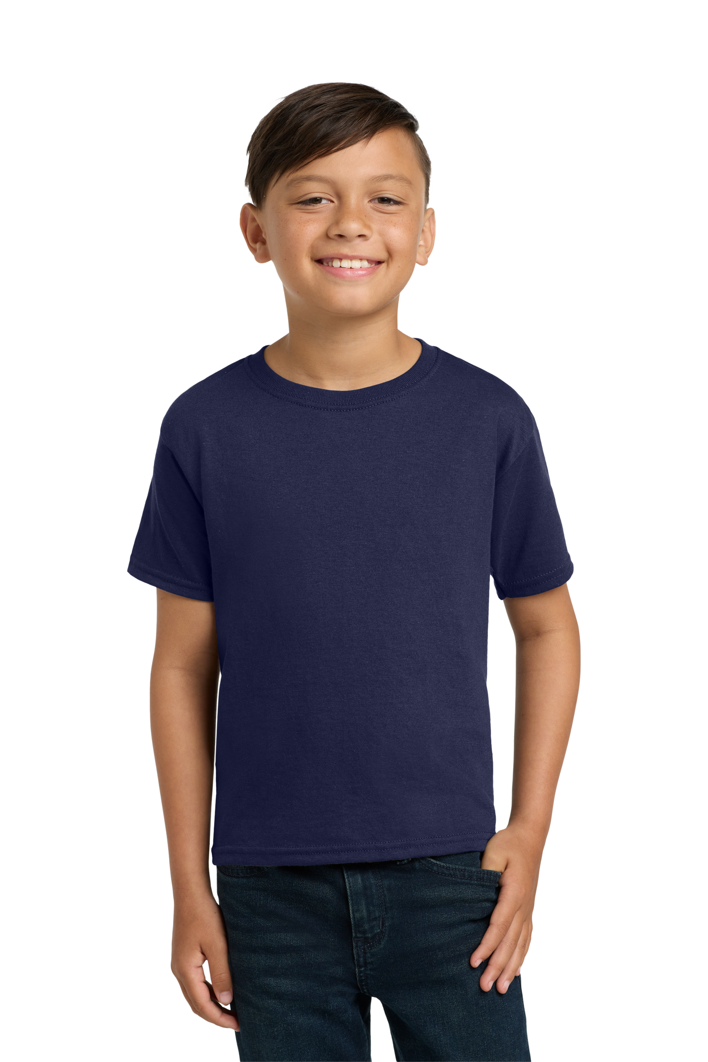 Jerzees® - Youth Dri-Power® 50/50 Cotton/Poly T-Shirt - Navy