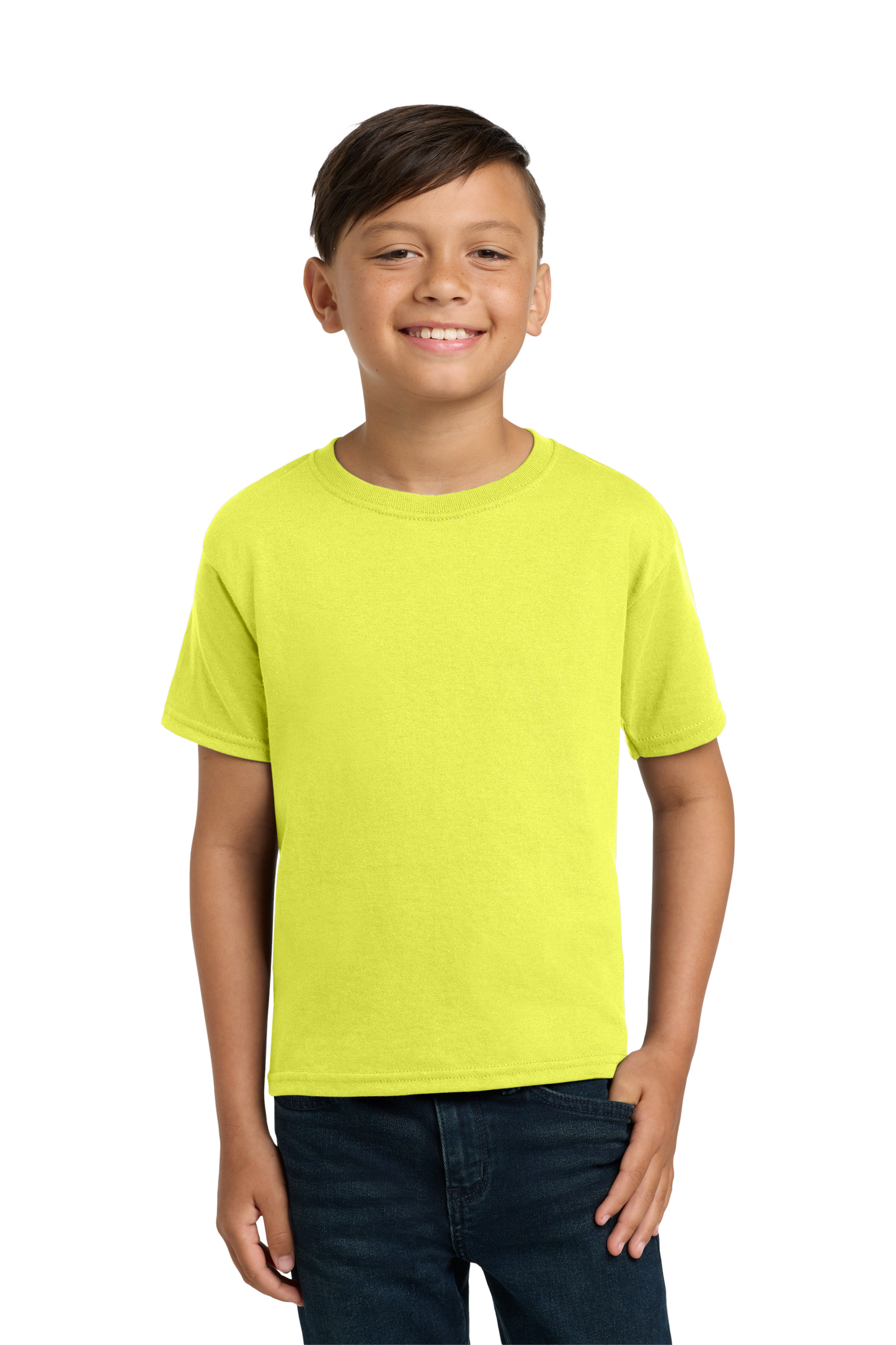 Jerzees® - Youth Dri-Power® 50/50 Cotton/Poly T-Shirt - Neon Yellow