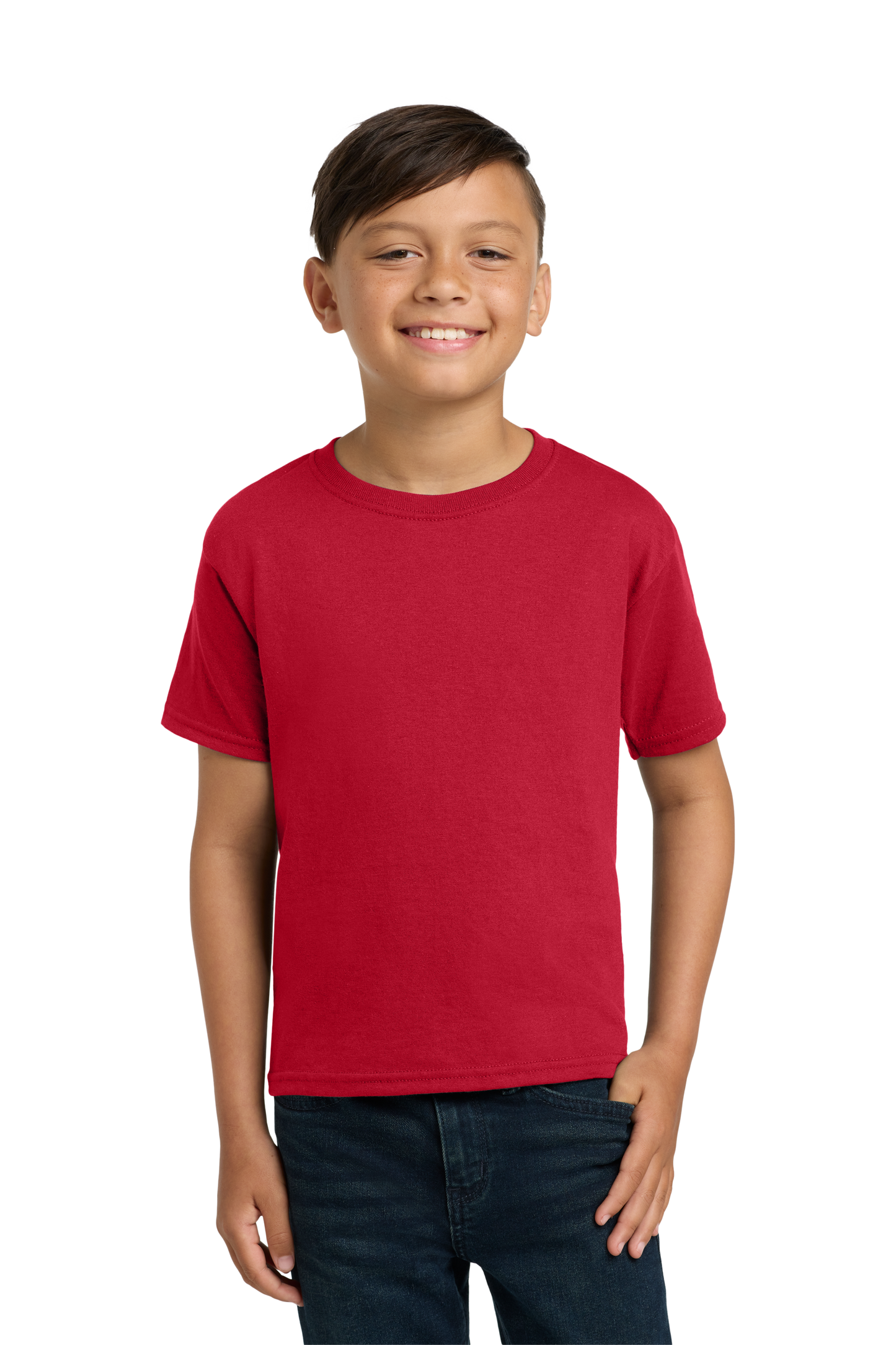 Jerzees® - Youth Dri-Power® 50/50 Cotton/Poly T-Shirt - True Red