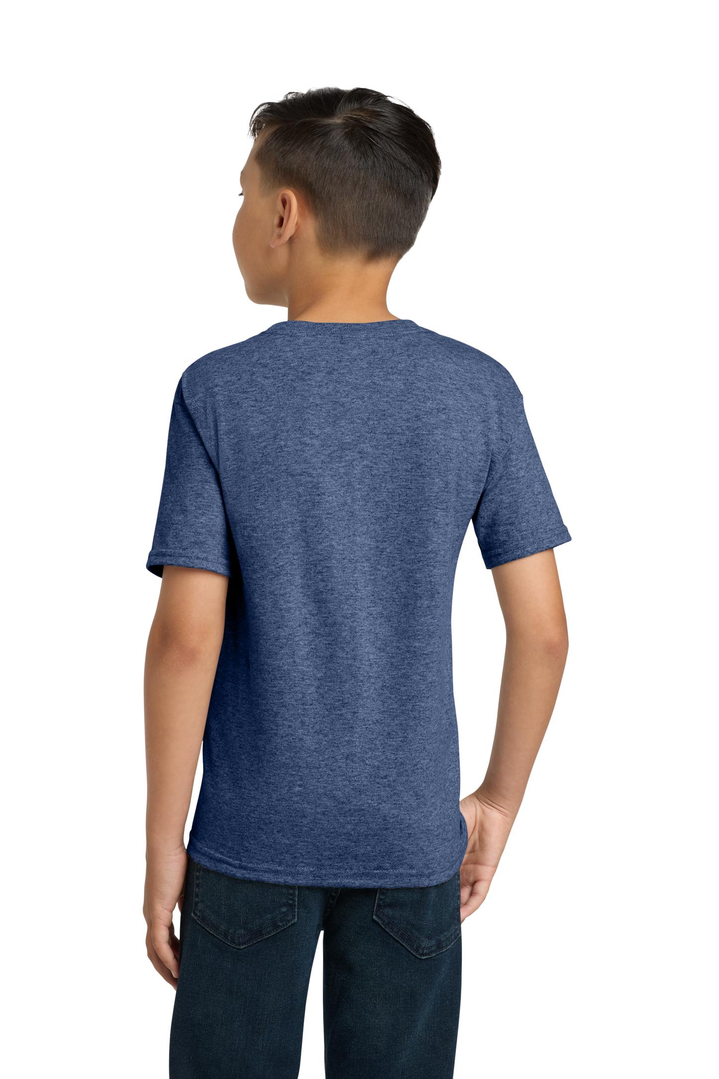 Jerzees® - Youth Dri-Power® 50/50 Cotton/Poly T-Shirt - Vintage Heather Blue