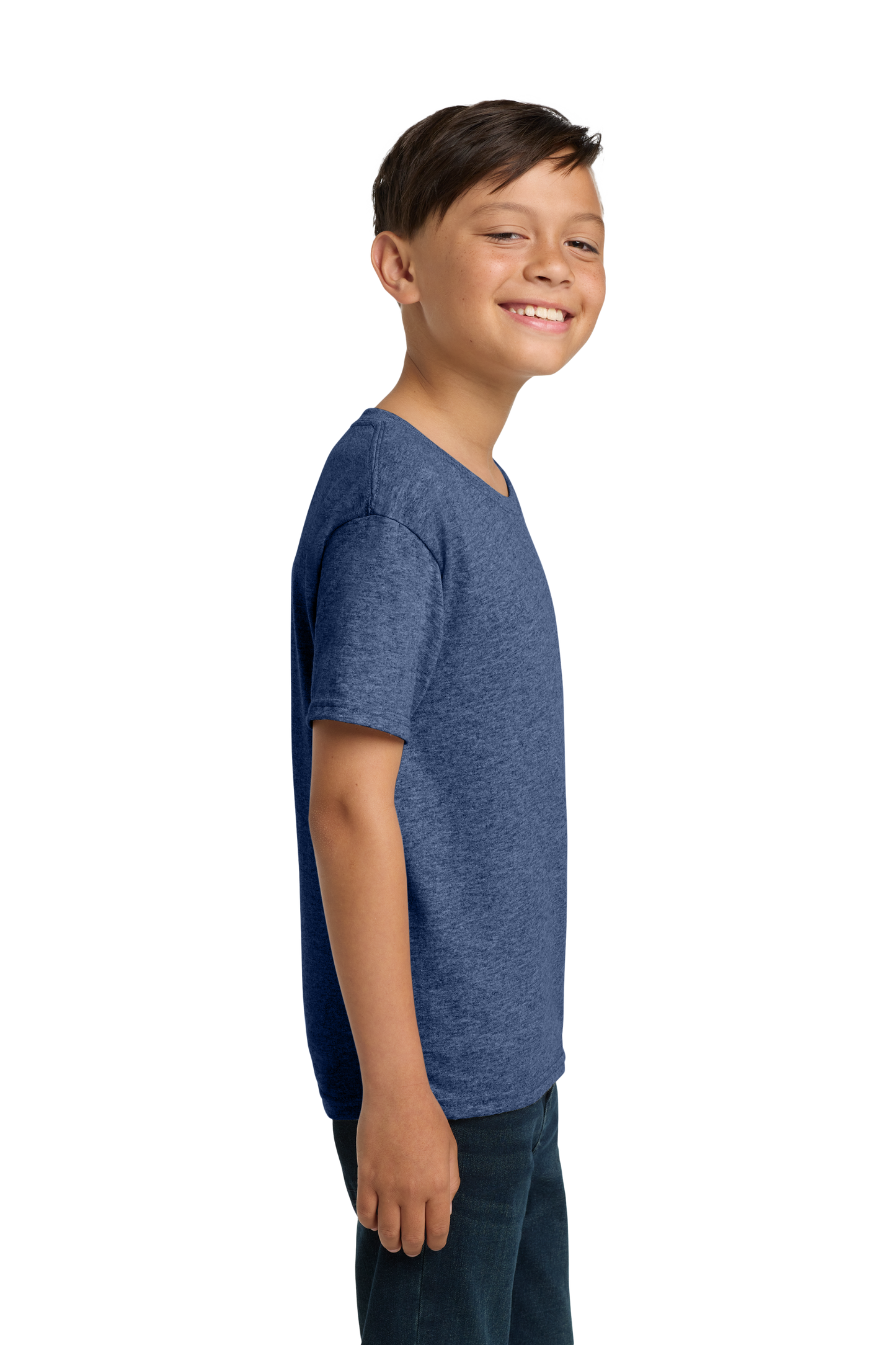 Jerzees® - Youth Dri-Power® 50/50 Cotton/Poly T-Shirt - Vintage Heather Blue