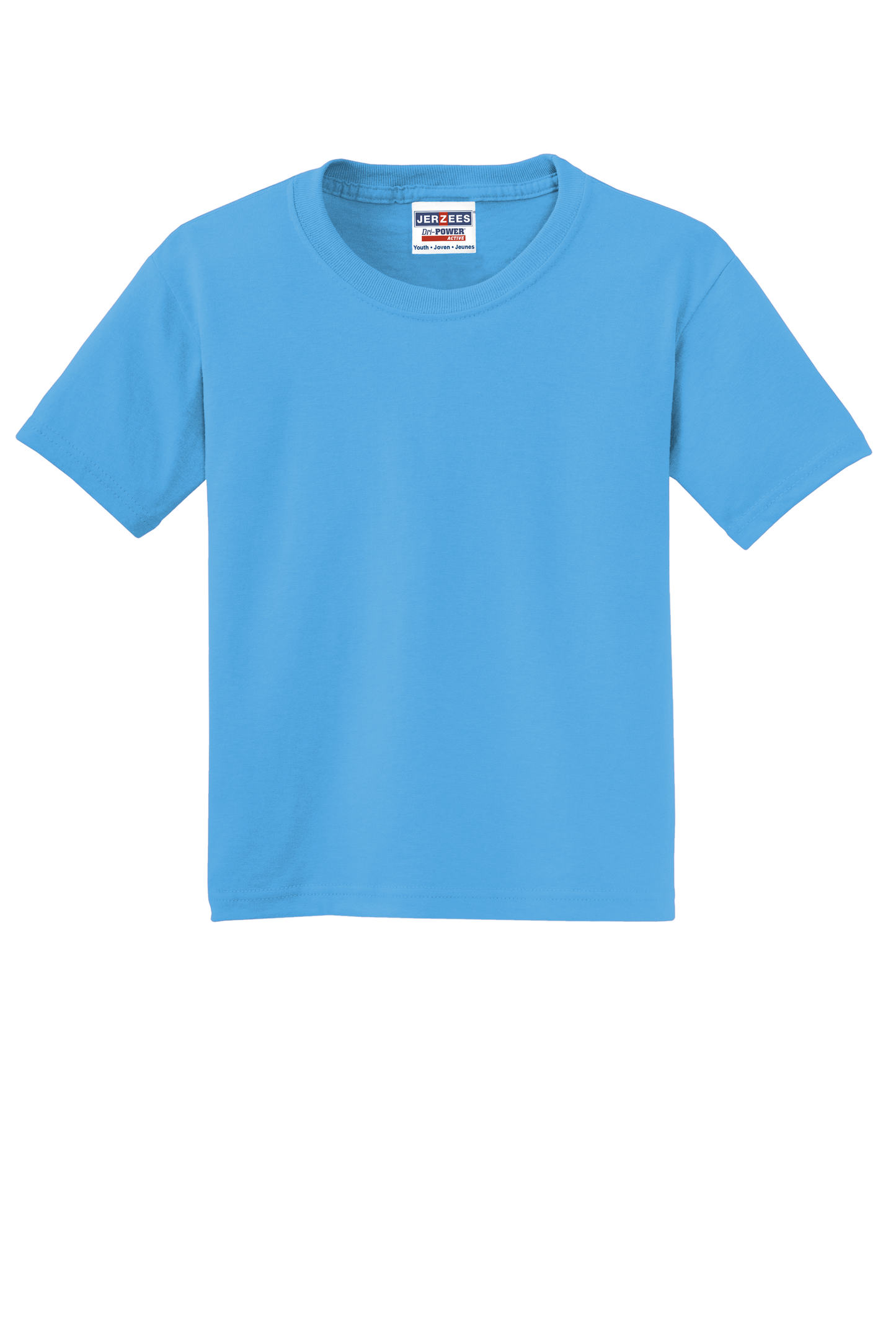 Jerzees® - Youth Dri-Power® 50/50 Cotton/Poly T-Shirt - Aquatic Blue