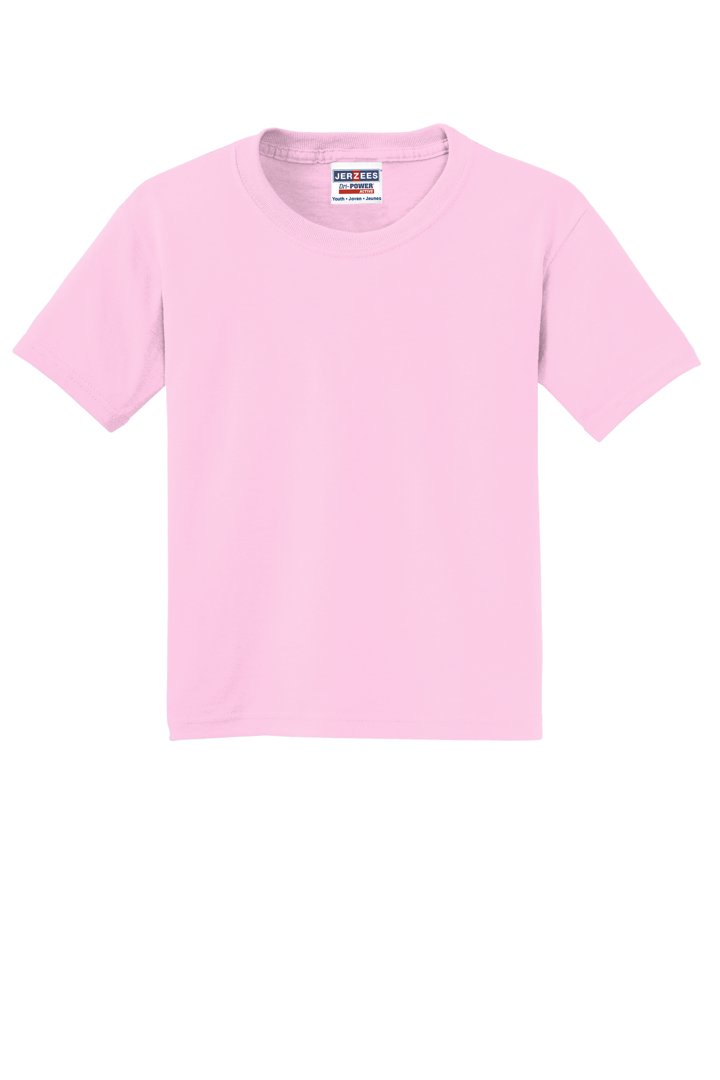 Jerzees® - Youth Dri-Power® 50/50 Cotton/Poly T-Shirt - Classic Pink