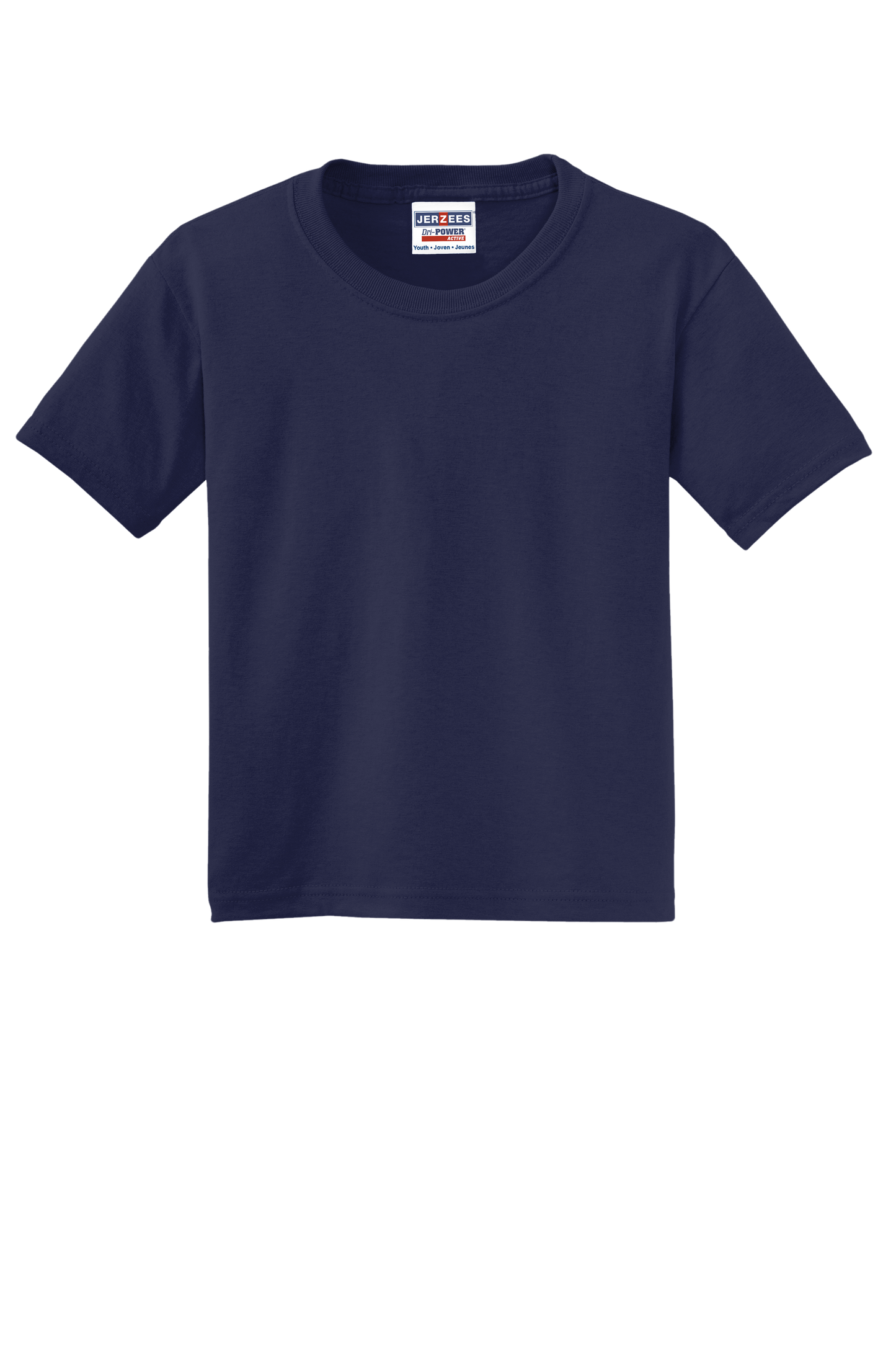 Jerzees® - Youth Dri-Power® 50/50 Cotton/Poly T-Shirt - Navy