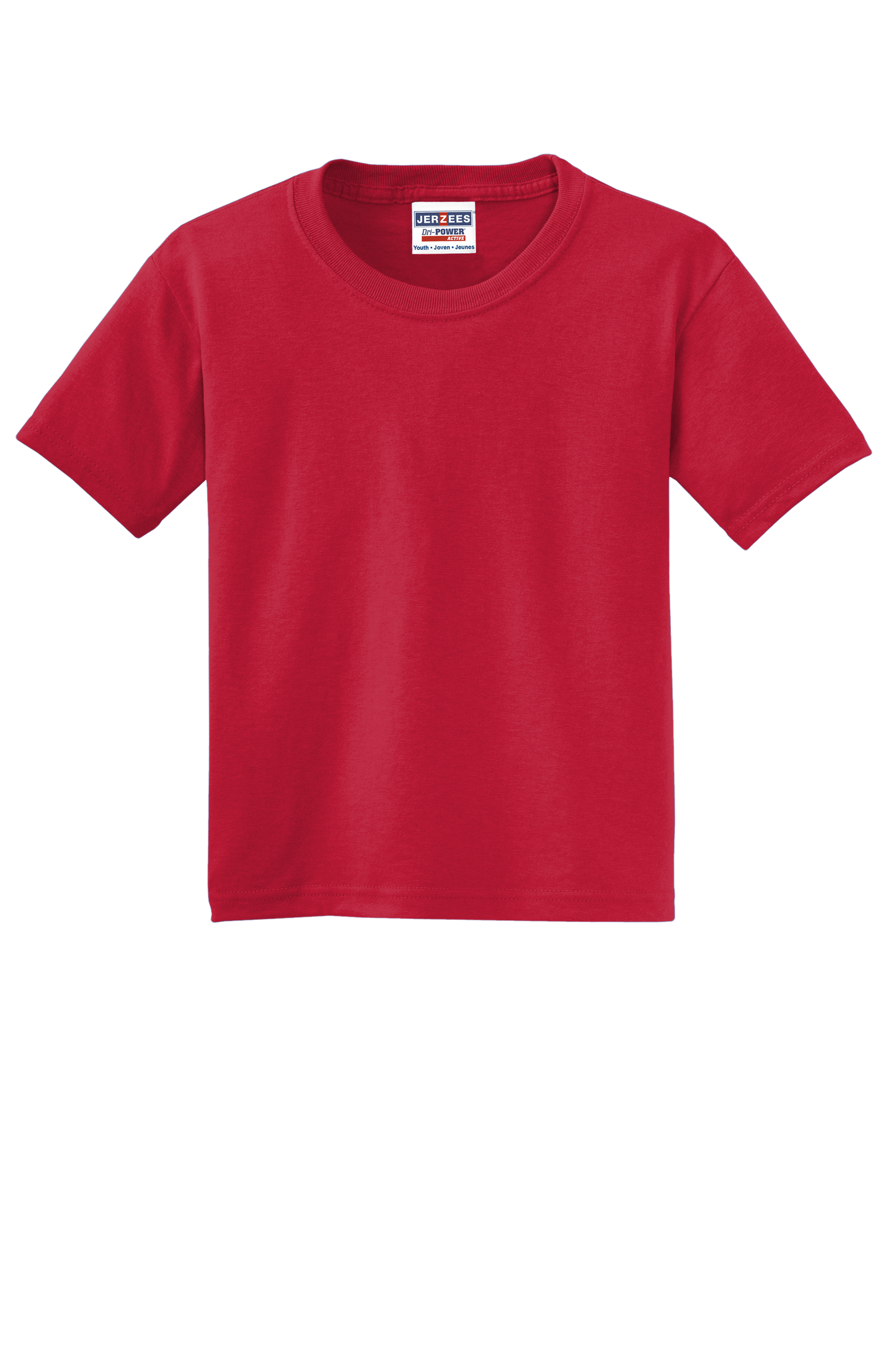Jerzees® - Youth Dri-Power® 50/50 Cotton/Poly T-Shirt - True Red