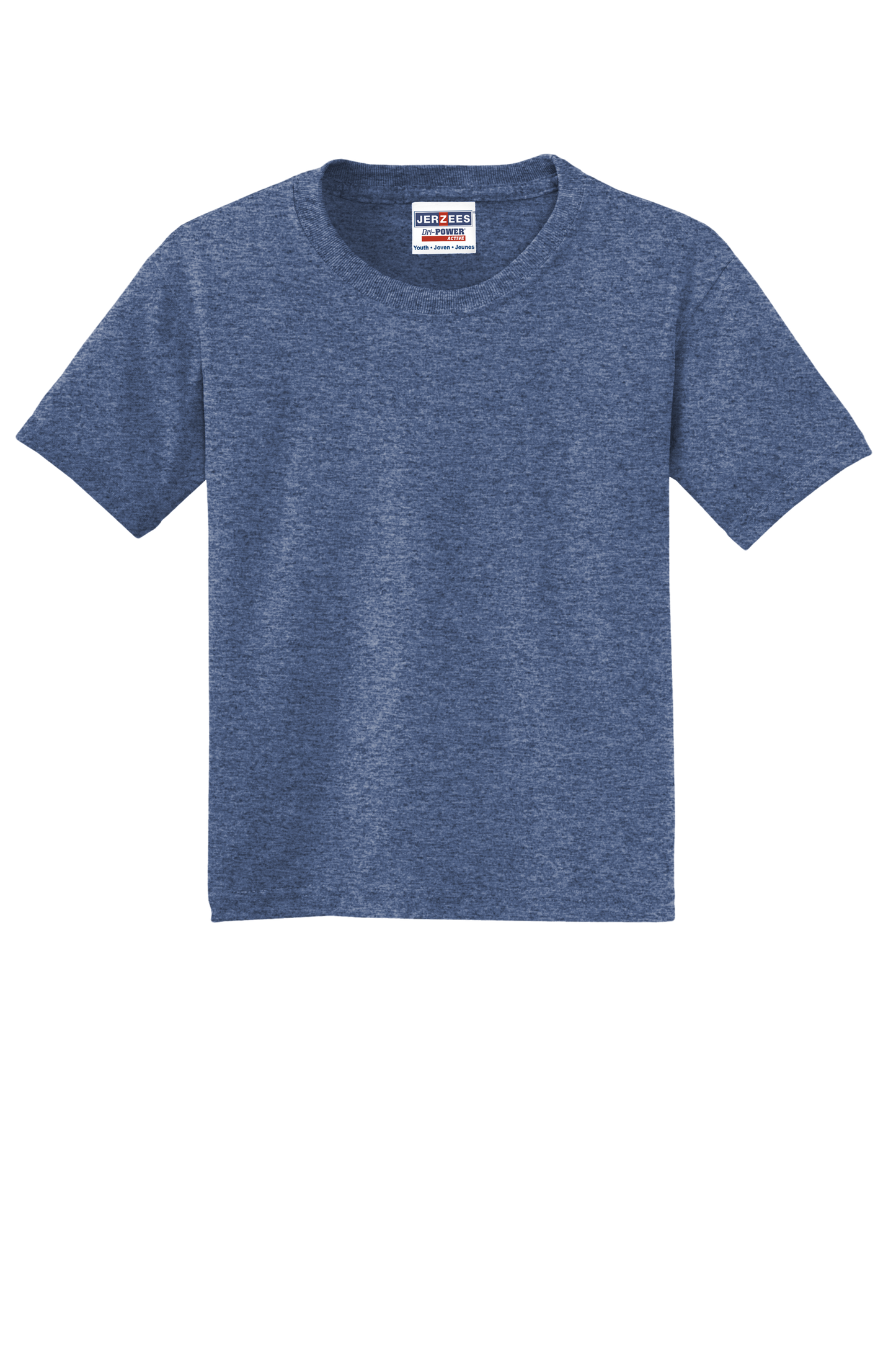 Jerzees® - Youth Dri-Power® 50/50 Cotton/Poly T-Shirt - Vintage Heather Blue