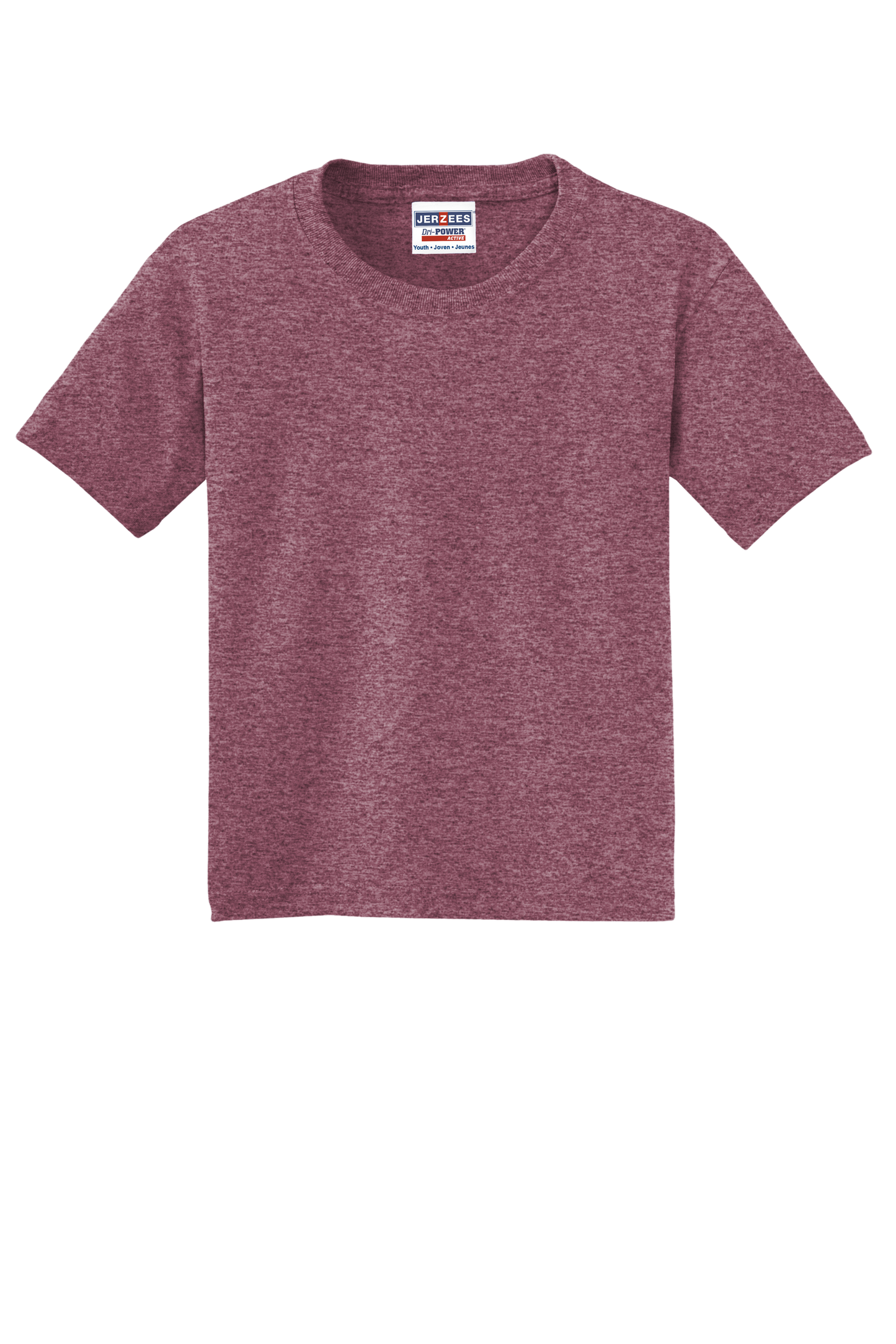 Jerzees® - Youth Dri-Power® 50/50 Cotton/Poly T-Shirt - Vintage Heather Maroon