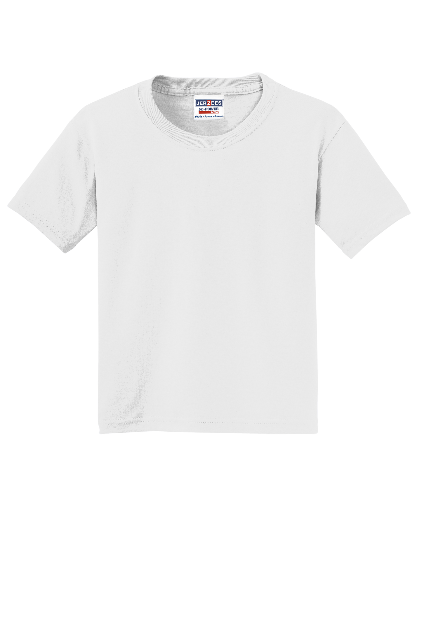 Jerzees® - Youth Dri-Power® 50/50 Cotton/Poly T-Shirt - White