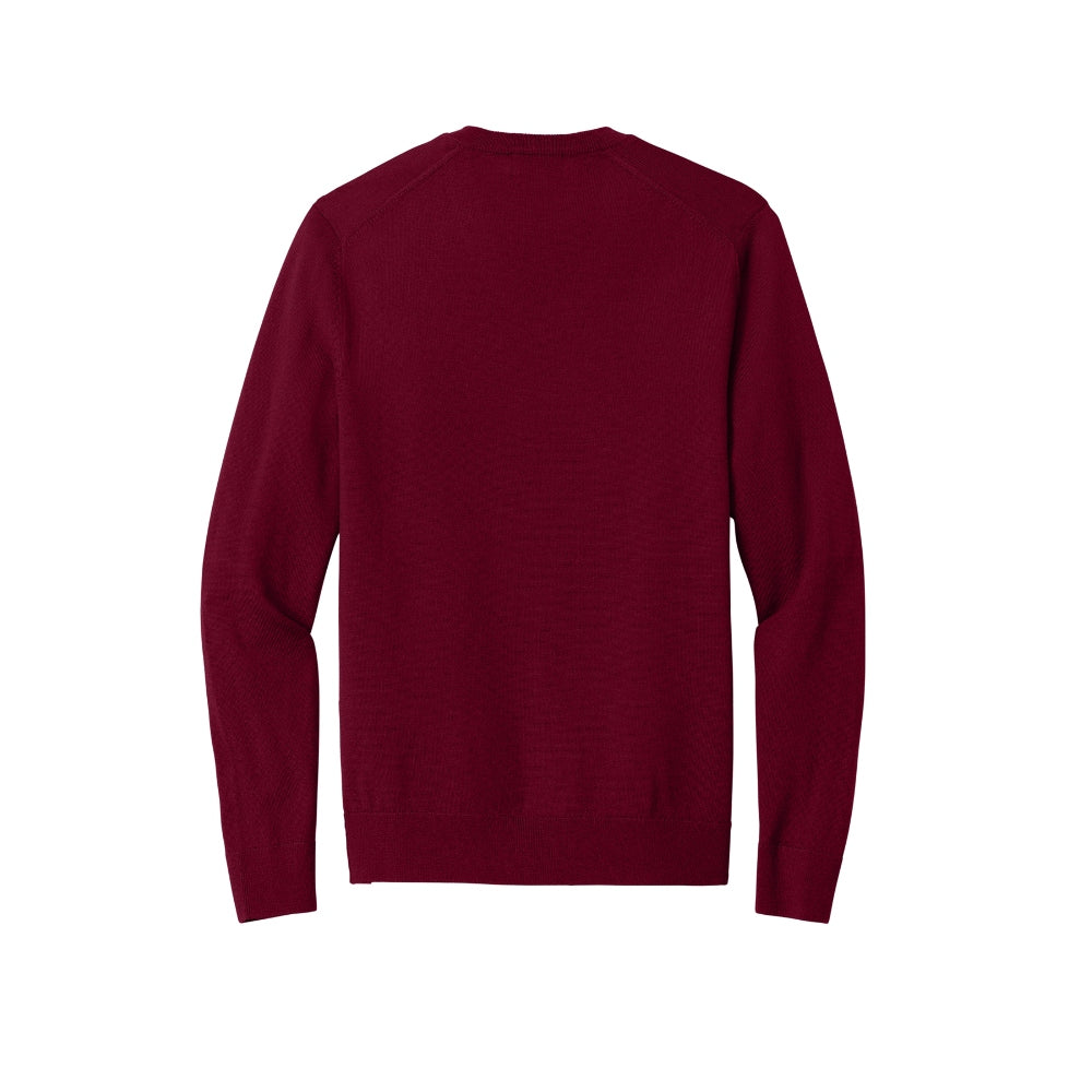 Brooks Brothers® Washable Merino V-Neck Sweater - Vintage Port