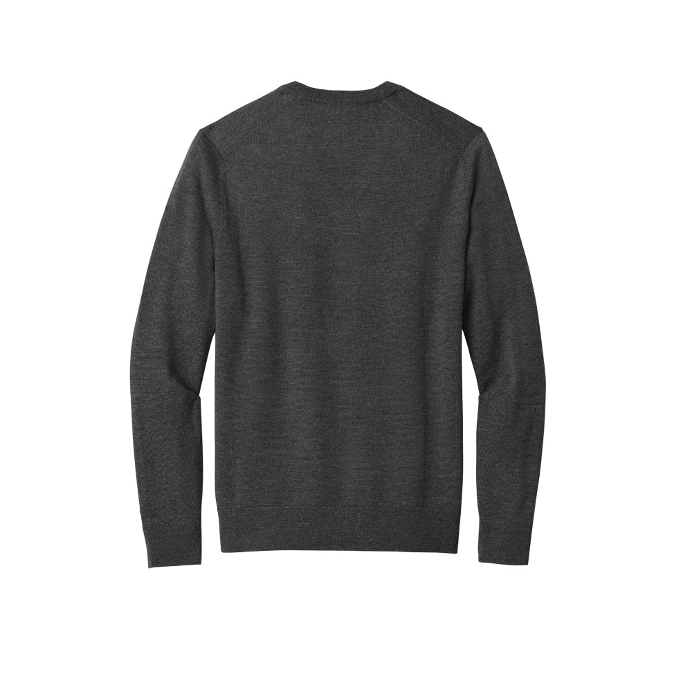 Brooks Brothers® Washable Merino V-Neck Sweater - Windsor Grey