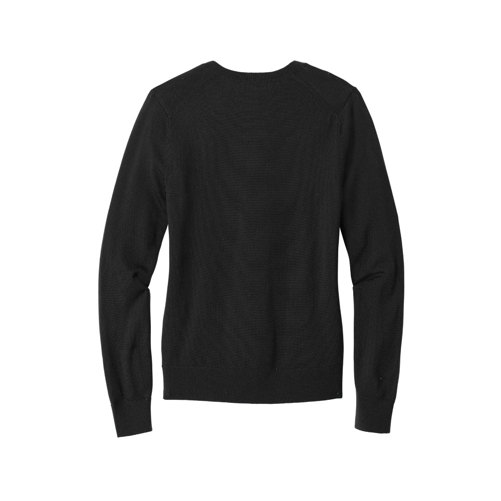 Brooks Brothers® Women’s Washable Merino V-Neck Sweater - Deep Black