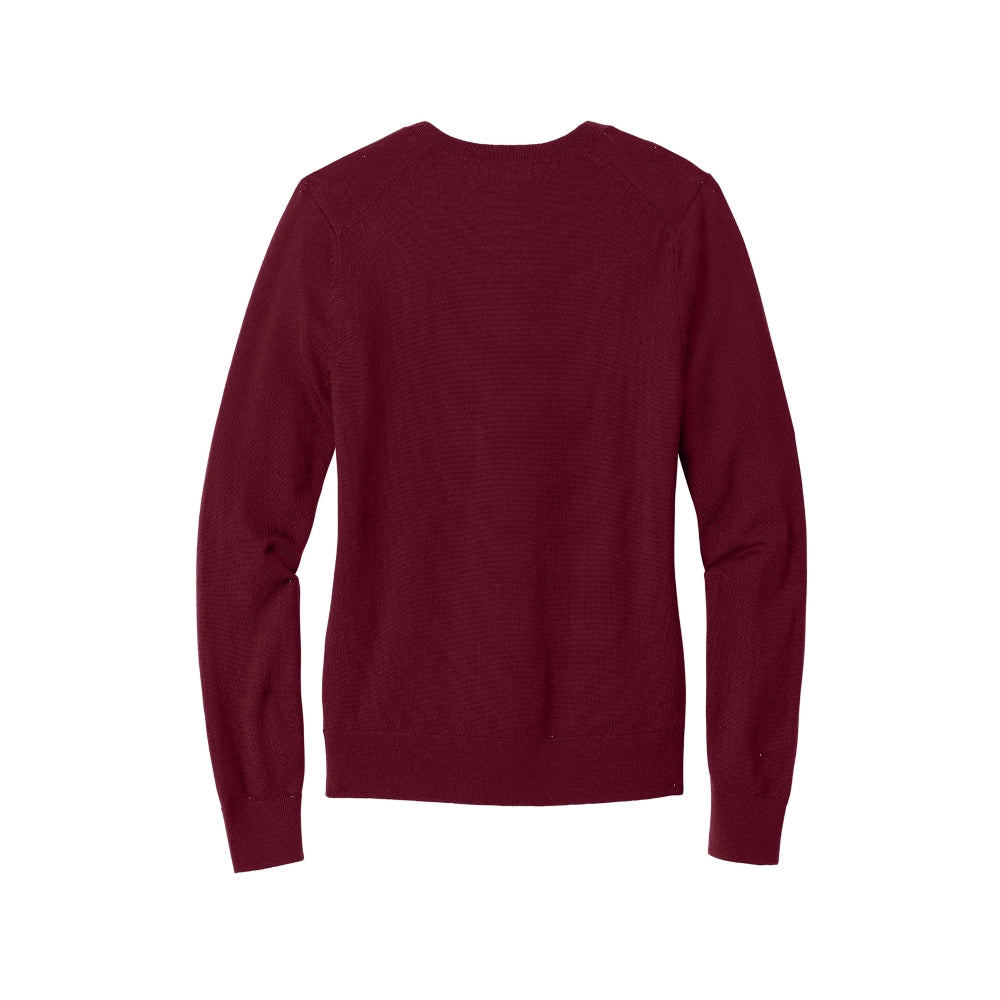 Brooks Brothers® Women’s Washable Merino V-Neck Sweater - Vintage Port