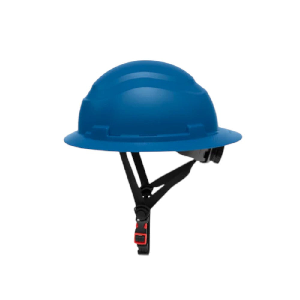 3968 | Raptor Type 2 Class E Full Brim Safety Helmet w/ Chin Strap - Blue