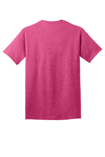 Port & Company® Core Cotton Tee - Heather Sangria