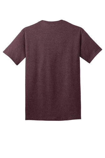 Port & Company® Core Cotton Tee - Heather Athletic Maroon