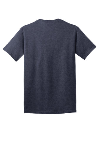 Port & Company® Core Cotton Tee - Heather Navy