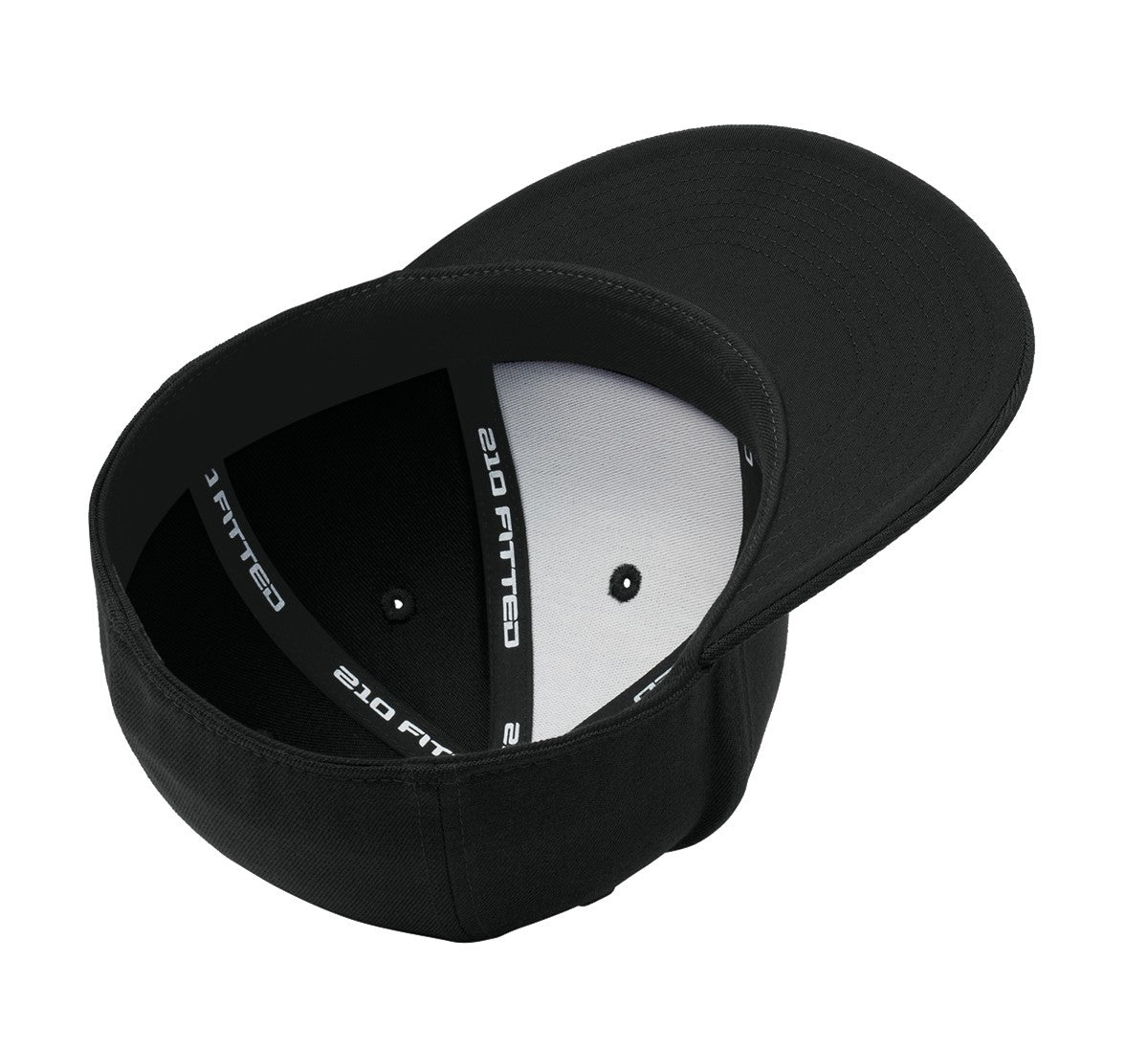 Port Authority® Flexfit 210® Flat Bill Cap - Black