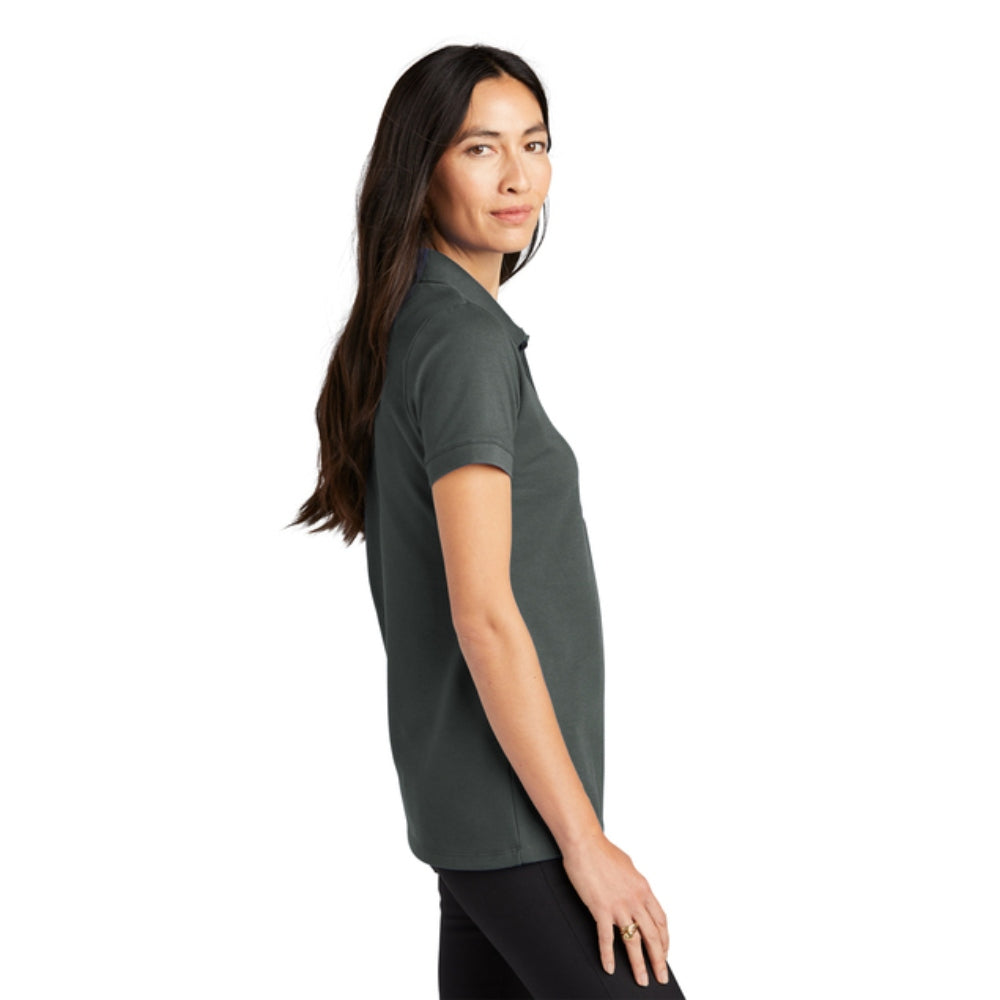 Mercer+Mettle® Women’s Stretch Heavyweight Pique Polo - Anchor Grey