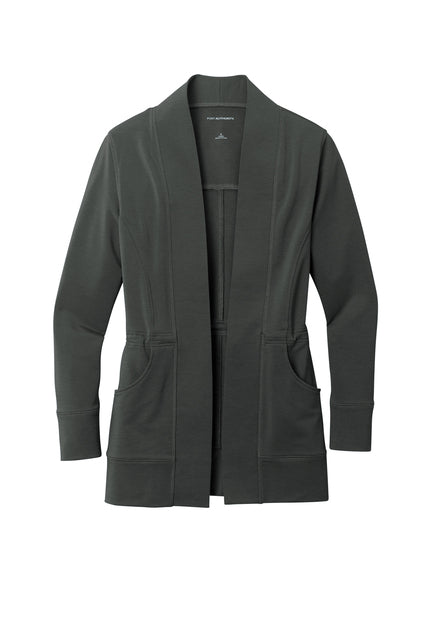 Port Authority® Women's Microterry Cardigan - Charcoal