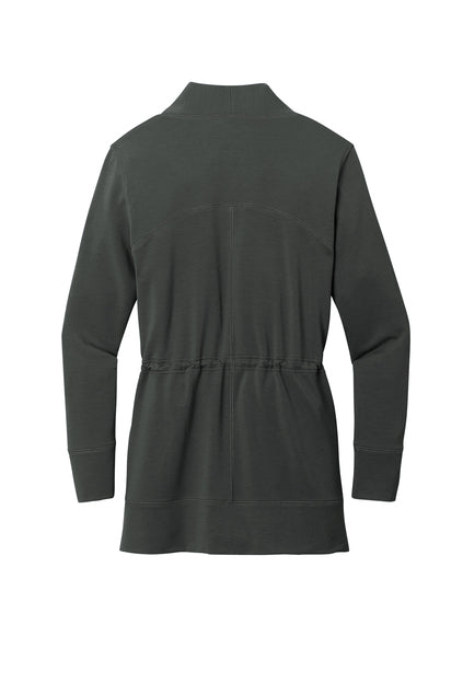 Port Authority® Women's Microterry Cardigan - Charcoal