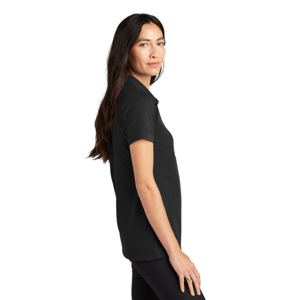 Mercer+Mettle® Women’s Stretch Heavyweight Pique Polo - Deep Black