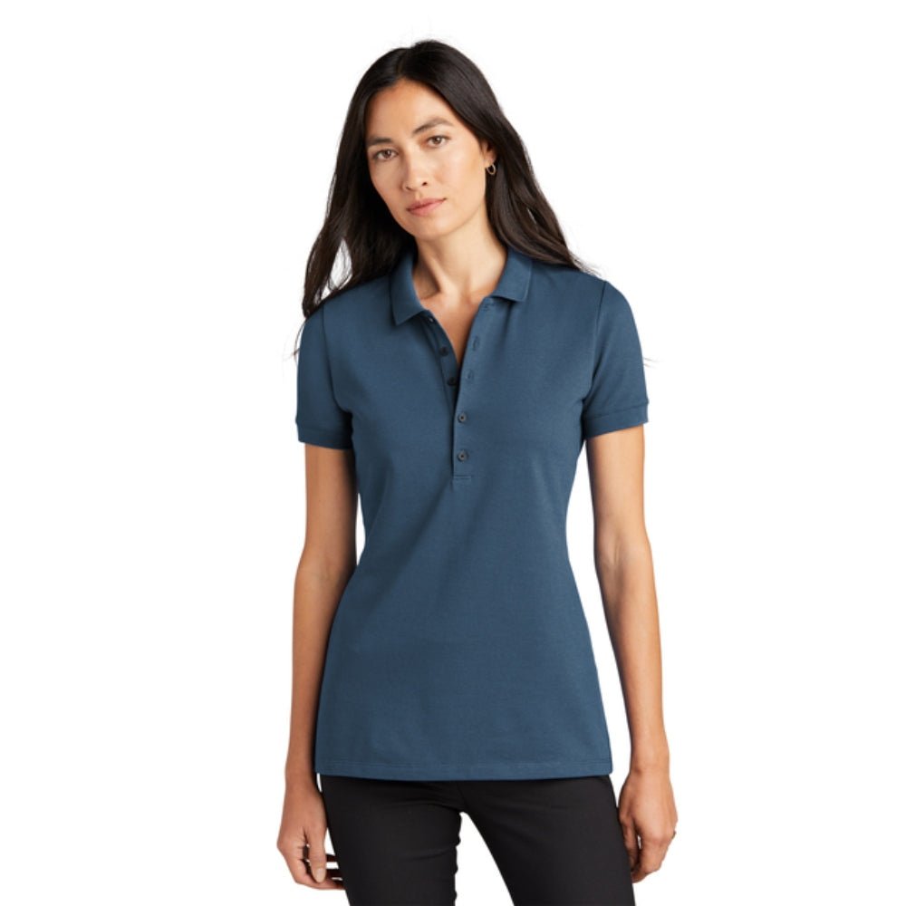 Mercer+Mettle® Women’s Stretch Heavyweight Pique Polo - Insignia Blue