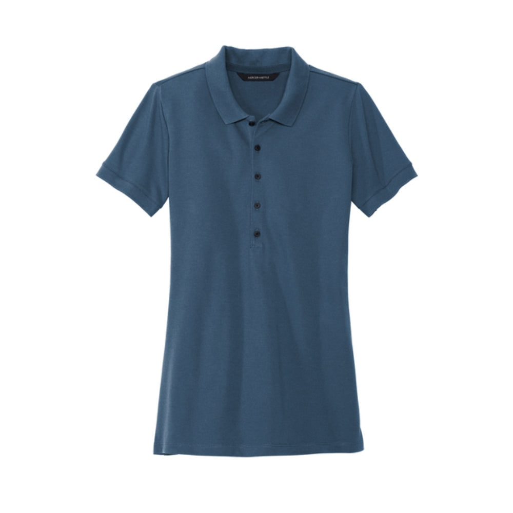 Mercer+Mettle® Women’s Stretch Heavyweight Pique Polo - Insignia Blue